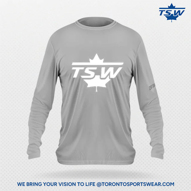 T-shirt à manches longues haute performance personnalisé