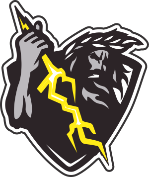 Team logo with a gorilla holding a lightning bolt – Toronto Sportswear client