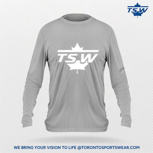 T-shirt à manches longues haute performance personnalisé