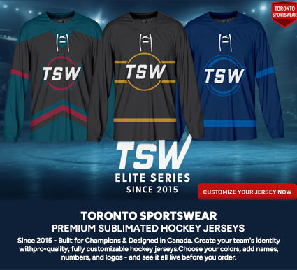 Toronto Sportswear custom sublimated hockey jerseys
