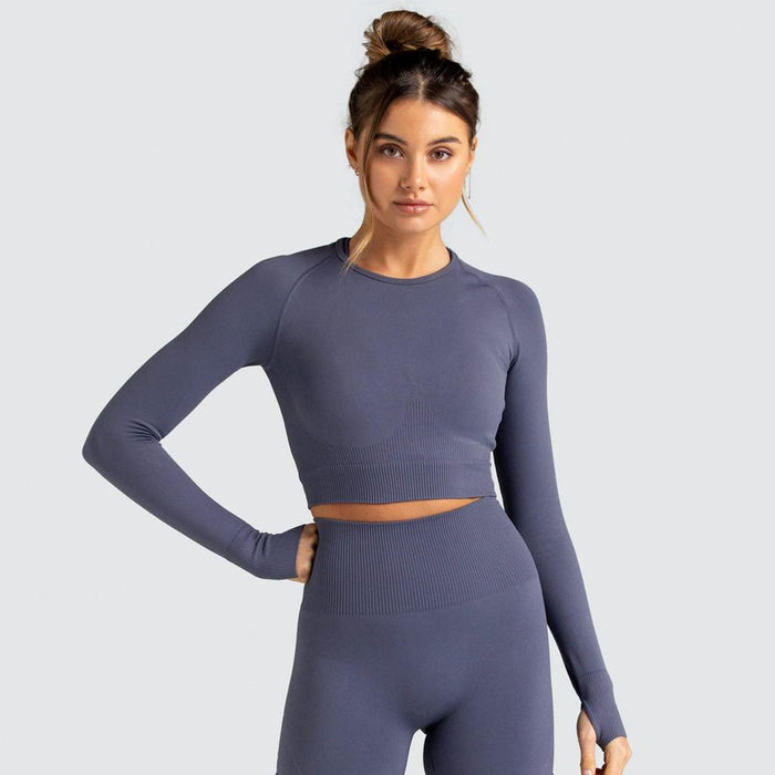 Yoga Crop & Long-Sleeve Tops