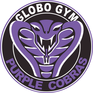 Globo Gym Purple Cobras team logo – Toronto Sportswear client