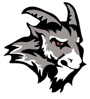 Team logo with a black and grey goat head – Toronto Sportswear client